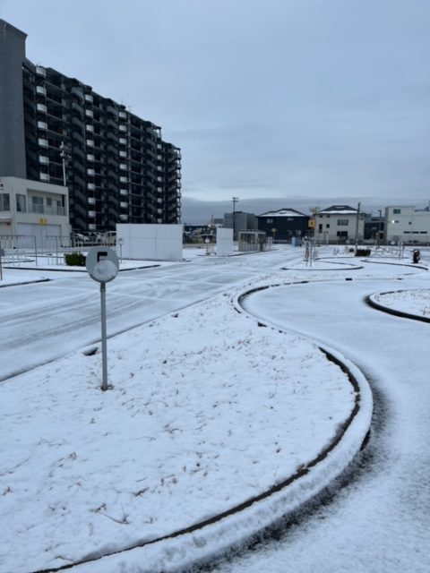 久しぶりの積雪です